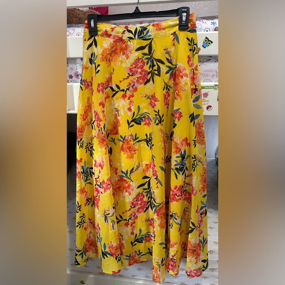Yellow Flower Skirt